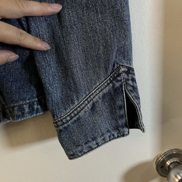 Venezia  Jean Jacket Sz L  Blue Denim Buckle Cowboy Cowgirl  Corvette Club - Picture 5 of 8